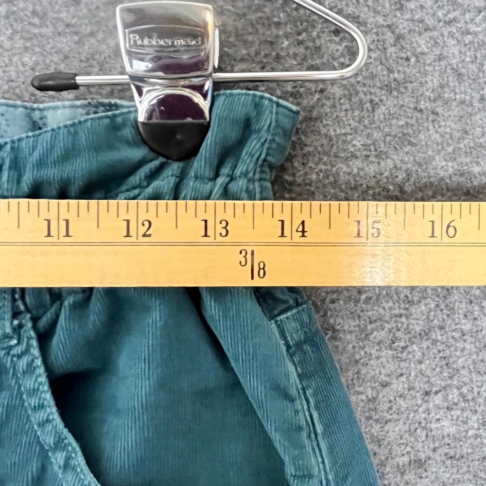 Pilcro The Coastal Wide Leg 27 Corduroy Pants Green Paperbag Waist Indie - Picture 4 of 13